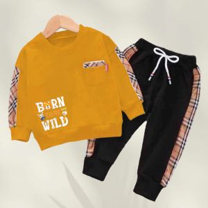 Baju Anak Laki Laki Setelan Jogger Balita Terbaru Gambar Born To Be Wild