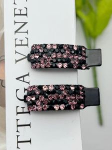 Elegant Versatile Colorful Diamond Side Clip Bangs Duckbill Hair Accessories Fashionable Korean Style Hair Decorations