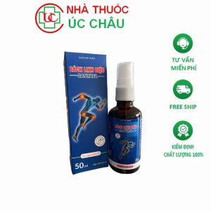 Xịt giảm đau xương khớp Bách Linh Diệu Chai 50ml - Santafa -hỗ trợ giảm đau vai gáy xịt giảm đau cơ