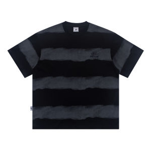 Áo Thun Tay Ngắn Sọc Tie-dye Dáng Rộng Mùa Hè Phong Cách Mỹ Cổ Điển Cho Nam Áo Thun Thời Trang Cho Cặp Đôi NARTALIY