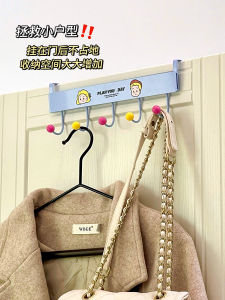 ตู้เสื้อผ้าติดประตูหลังห้องนอนแบบไม่ต้องเจาะ ตู้เสื้อผ้าแบบสองด้าน ชั้นวางของในห้องนอน ติดประตูได้ทั้งสองด้าน สำหรับบ้านและสวน