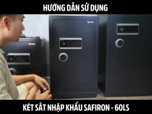 [BH 6 NĂM] Két Sắt Nhập Khẩu Safiron 60LS Vân Tay Điện Tử Kết Nối App Điện Thoại