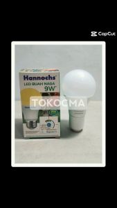 Lampu LED Dragon Fruit 9w 9watt LED Buah Naga Hannochs Cahaya Kuning 1 DUS 100Pcs