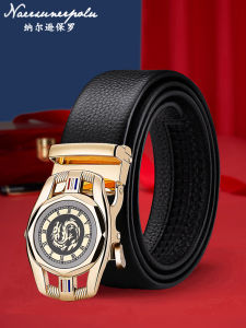 Paul Belt Mens Genuine Leather New Arrival Comfort Click Belt High-End Fashion Casual Business Youth Men Pants Belt