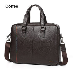 100% Genuine Leather Briefcase Men Bag Business Handbag Male Laptop Shoulder Bags Tote Natural Skin Men Briefcase