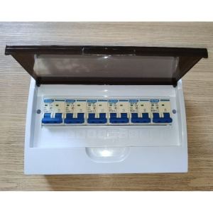 12 Loop Distribution Box With 2P Circuit Breaker Panel Box Combined Household Switch Control Box