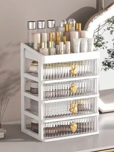 TTSM-MALL-Big Plastic Makeup Drawer Desktop shelf Organizer with Drawer Layer High quality Make up Organizer