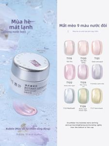 Taye | Icy Transparent Glitter Cat Eye Nail Gel