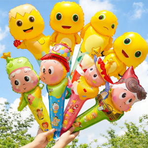 QIANHUAJIAN | Safe Non-Toxic Cartoon Handheld Aluminum Foil Balloon