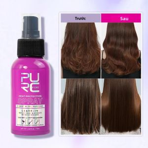 Xịt Bảo Vệ Nhiệt Dầu Argan PURC Chuyên Nghiệp Làm Thẳng Tóc Keratin 75ml Sản Phẩm Chăm Sóc Tóc