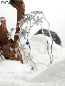 EVITA PERONI | Snow White Crystal Headband | Female Headband | High Quality Headband