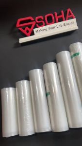 PVM-003 32 cm x 500 cm Plastik Vacum Embos Model Roll Panjang 5 Meter Plastik Penyimpan Makanan