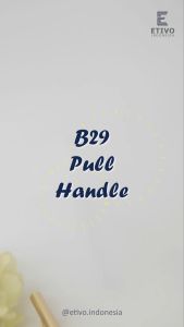Etivo B29 Tarikan Laci Emas Kilap Gagang Pintu Lemari T