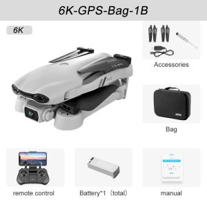 F10 GPS Drone with 6K HD Camera for Adults FPV Live Video Altitude Hold Headless Mode 3D Flips App Foldable RC Quadcopter