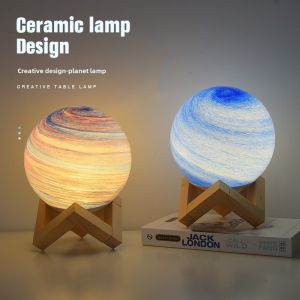 Creative Planet Moonlight Projector Night Light Bedroom Sleep Atmosphere Lamp Non Intelligent Control LED Light Source