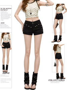 MZVZ | Summer Low Waist Skinny Jean Shorts