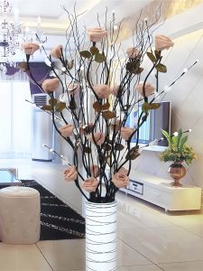 Đạo Cụ Hoa Giả Trang Trí Phòng Khách Phong Cách Châu Âu Sang Trọng Hoa Tươi Lâu Trong Nhà Trang Trí Hoa Bó Hoa