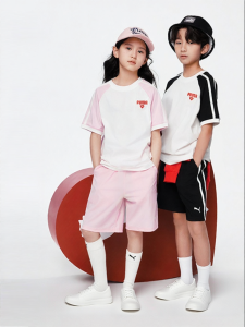 PUMA | Cool Moisture Wicking Quick Drying Childrens Short Sleeve Set