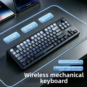 AULA | Bàn Phím Không Dây Bluetooth Tri-Mode Cho Game Và Văn Phòng