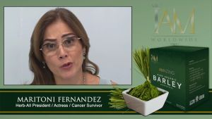 IAM amazing pure organic barley powder juice by maritoni fernandez ( 1 box - 10 sachets )