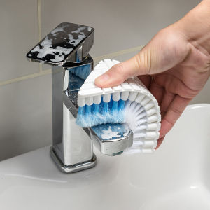 Flexible Bathroom Cleaning Brush Soft Bristle Sink Faucet Brush Toilet Floor Brush Bathtub Scrubber Home Personal Cleaning Tool