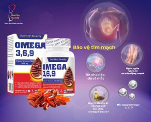 HB Omega 369 chiết xuất hoàn toàn từ dầu hạt lanh giúp giảm mỡ máu bảo vệ tim mạch (lọ 60 viên) | Nhập khảu chính hãng từ Mỹ