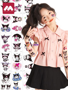 Waterproof Jelly Tattoo Stickers for Kids Cartoon Cute Girl Decorative Waterproof Vinyl Patch Stickers Set Early Education Toys