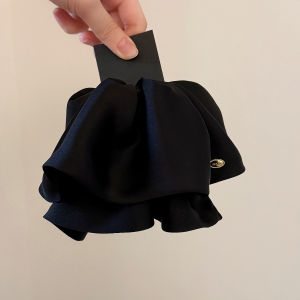 Elegant Satin Hair Clip for Women 2025 New Style Low Ponytail Clip Butterfly Knot Back of Head Grab Clip Hair Accessories