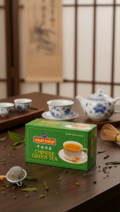 Susan Baker CHINESE GREEN TEA Bags 100 sachets – Bulk Hot & Iced Tea Brewing Pack