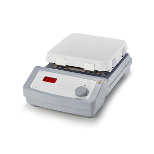 Lab Hotplate LED Digital 7 inch Square Hotplate Glass Ceramic Hotplate HP550-S Heating Temperature Up To 550(C)