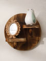 Oval Wooden Shelves Floating Wall Shelf Wall Decor Wall Mount Room Decor Aesthetic Bohemian Room Decor Rustic Country Home Decor. 