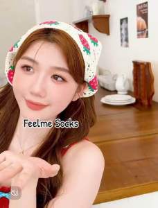 Feelme KK-393 Bandana Korea Rajut: Aksesoris Fashion Crochet