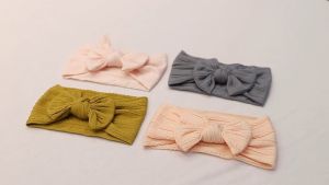 LAKOE 3Pcs/Set Bandana Pita Bayi Lucu Newborn/Perempuan Aksesoris Rambut Anak/Baby Headwrap