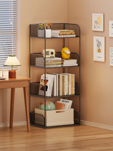 WUBUWEI | Tableside Mobile Book Shelf with Wheels