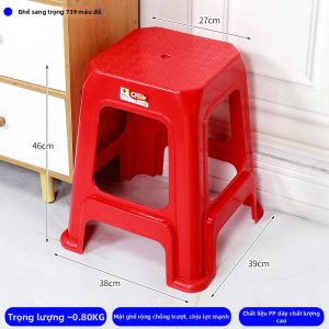 Ghế Đôn Giày Nhựa Dày