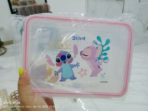 กล่องข้าวสติทซ์และสกรั๊มพ์ ใช้อุ่นอาหารในไมโครเวฟได้ ลิขสิทธิ์แท้ Disney จาก 7-11