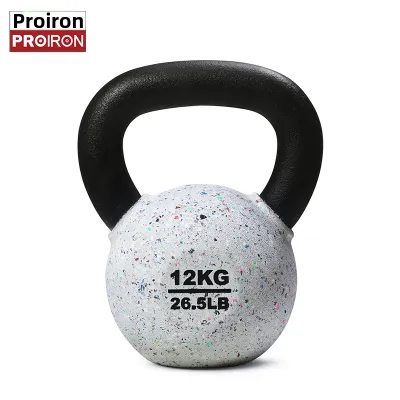 PROIRON | Glan Patterned Kettlebell Solid Cast Iron