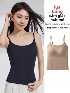 MiiOW | Áo ba lỗ nữ mùa xuân hè có đệm ngực một mảnh áo lót gợi cảm thời trang sành điệu mặc ngoài trời áo ngực thoải mái