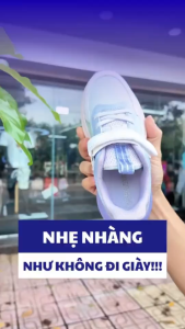 Giày chạy bộ bé gái XIXA HOBIBEAR EK1062 Purple khóa dán vải mesh thoáng khí