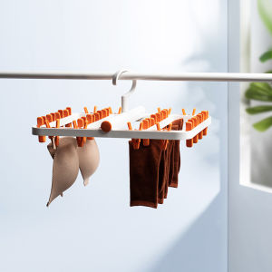 Foldable Windproof Socks Underwear Drying Rack