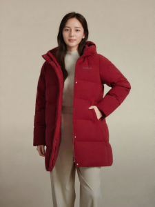 BOSIDENG | Hooded Long Down Jacket Thermal Insulation