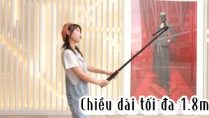 Gậy Chụp Hình Selfie Có Chống Rung Siêu Dài Quay Video Livestream Tiktok Video Chụp Toàn Cảnh 360 Có Điều Khiển Bluetooth