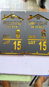 House Plate Number: 5x10 Inches & Stainless Bolts Included