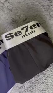 กางเกงในชาย Se7en Club ผ้านิ่ม ป้องกันกลิ่นและแบคทีเรีย สีพื้น/ลายเส้น ไซส์หลากหลาย