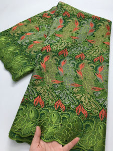 African Cotton Lace Fabrics & Swiss Voile Lace: High-Quality Embroidery for Party Dresses