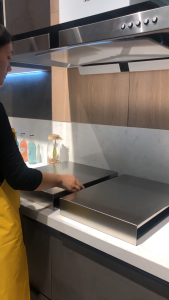 SG【Ready Stock】Stove rack Clean Space Multi-Functional Stove Shelf Wall Protector Storage Rack & Portable Stove rack