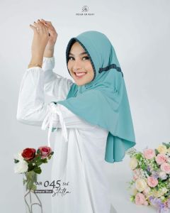 Jilbab hijab kerudung bergo krudung wanita dewasa jersey instan serut terbaru new terlaris terkini modern kekinian murah viral 2022 Arrafi AR 045 adem mudah di bentuk cantik pet antem bahan stella ori premium cantik bayar di tempat COD gratis ongkir