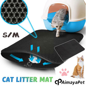 AIMAYAPET Double Layer EVA Cat Litter Pad Waterproof Non-slip Sand Basin Filter Kitten Dog Washable Mattress Floor Mat