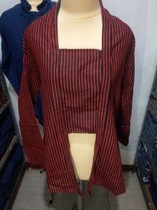 Baju kebaya wanita adat jawa Atasan kebaya wanita salur warna merah
