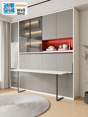 Murphy Bed Desk Space Saving Foldable Multi-functional 1